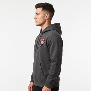 Sweat-shirt à capuche gris foncé pour homme Dumela avec logo imprimé sur le devant, coupe classique, pull en molleton décontracté, vêtement d'automne - Product Image 4