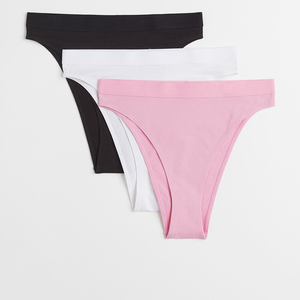 Culottes string push-up sexy en dentelle française respirante à motif uni en nylon taille basse sans couture pour femmes – Culottes personnalisées - Product Image 5