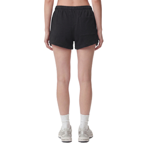Nouveaux shorts de sport pour femmes, style universitaire, en molleton de coton premium, grammage lourd 450 GSM, avec ceinture élastique, personnalisation de marque OEM - Product Image 2