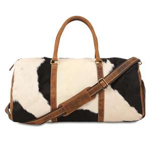 กระเป๋าเดินทางหนังแท้แบบมีซิป น้ำหนักเบา ทำมือ สไตล์วินเทจ ขนาดใหญ่ - Product Image 2