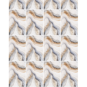 Contemporary Digitally Printed Ceramic Wall Tiles 20x30cm Glossy Finish Interior Use 3472-HL Modern Design Wall Tiles - Product Image 4