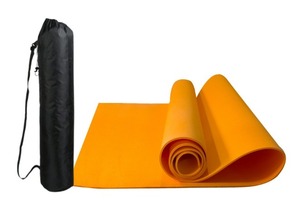 Colchoneta portátil de EVA para yoga con correa de transporte, superficie antideslizante para entrenamiento de Pilates, fitness, gimnasio en casa y uso en viajes. - Product Image 2