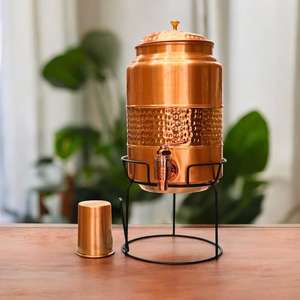 Commercial Copper <b>Water</b> Dispenser for Hotel Restaurant Copper Beverage <b>Container</b> Supplier - Product Image 2