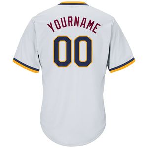 Camiseta de Béisbol Blanca Personalizada con Cuello en V para Hombre, Manga Corta, Nombre del Equipo Impreso, Tejido de Poliéster que Absorbe la Humedad - Product Image 6