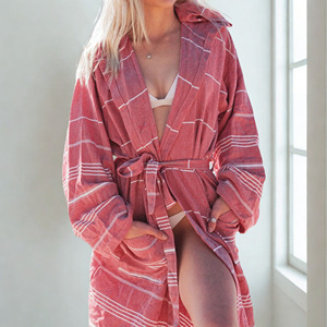 Albornoz Turco Elegante Blanco, Nueva Colección, Paño de Baño de Alta Calidad a Bajo Precio, para Spa y Playa - Product Image 5