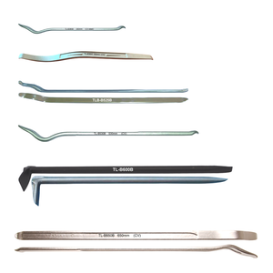 Levier à pneu chromé mat - Type coudé - Product Image 1