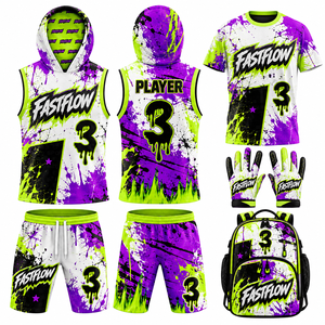 ชุดทีมฟุตบอลอเมริกัน 7 คน แบบสั่งทำพิเศษด้วยเทคนิค Sublimation บริการ OME ผ้า 240-260 GSM แห้งเร็ว ป้องกันแบคทีเรีย ป้องกันรังสียูวี - Product Image 6
