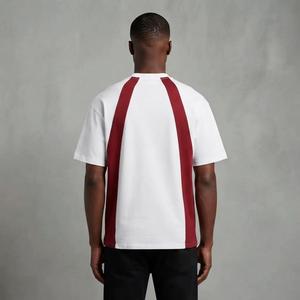 T-shirt pour homme en coton 100% - Taille plus - Manches courtes - Coupe ample - Tissu jersey - 300g - Impression numérique écologique - Broderie - OEM/ODM - Product Image 2
