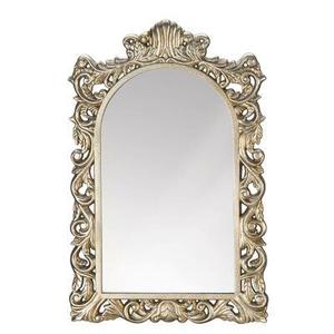 Miroir mural d'intérieur design, motif feuille, décoration classique et moderne, plusieurs finitions disponibles. - Product Image 1