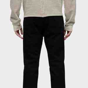 Jeans noirs classiques pour hommes de haute qualité, coupe droite, durables et élégants, pantalons en denim décontractés - Product Image 5