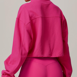 Women's Winter Warm Sports <b>Coat</b> Casual Loose Stand Collar <b>Cardigan</b> Long Sleeve Zipper Jacket Top for Running Fitness Hoodie <b>Coat</b> - Product Image 6