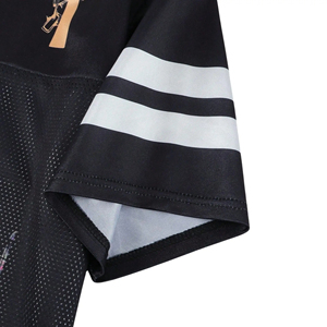 Jersey de Fútbol Americano Sublimado y Cosido a Medida 2026, 100% Poliéster, Cuello en V, Manga Corta, para Entrenamiento - Product Image 3