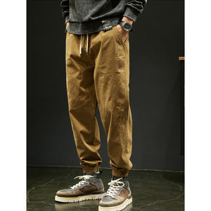 Otoño cordón Hip Hop Joggers Cargo Pantalones para hombres Casual Baggy Streetwear Pantalones de chándal Y2K Harem Pantalones Hombre Pantalones- - Product Image 2