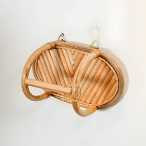 Support de rangement de papier en rotin au design moderne, distributeur mural de rouleau de papier hygiénique pour salle de bain, toilettes, salles de douche, décoration - Product Image 3