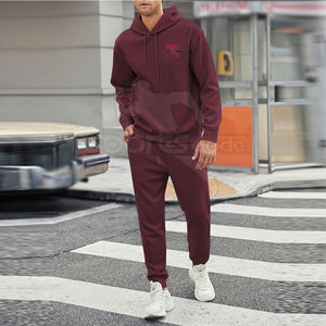 Chándal Informal con Capucha para Hombre, Tejido Transpirable, Color Sólido, para Entrenamiento en el Gimnasio, Correr y Uso Diario - Product Image 3