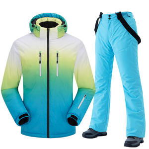 Traje de Esquí Profesional Impermeable para Invierno, para Hombre y Mujer, Chaqueta y Pantalones de Snowboard con Degradado, Térmico, Transpirable y Resistente al Viento - Product Image 5