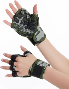 Gants de musculation demi-doigts de qualité supérieure avec support de poignet pour la gym, le fitness, l'entraînement et le cross-fit, pour hommes et femmes - Product Image 2