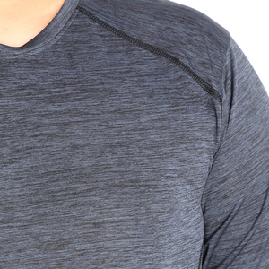 Camiseta de Punto de Manga Corta con Cuello Redondo para Hombre, Estilo Moderno, Secado Rápido, Color Sólido, Corte Regular, Ropa Deportiva Informal, 100% Poliéster - Product Image 5