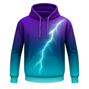 Sudadera con Capucha de Forro Polar de Poliéster Estampada Personalizada para Hombre y Mujer, Ropa Urbana de Invierno, Estilo Oversize, Deportiva, para Universidad - Product Image 2