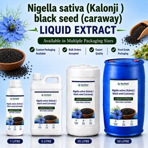 Extracto Líquido Oral de Nigella Sativa (Semilla Negra), a Base de Plantas, Grado Alimenticio, Vegetariano, Suministro a Granel, Empaque Personalizado - Product Image 1