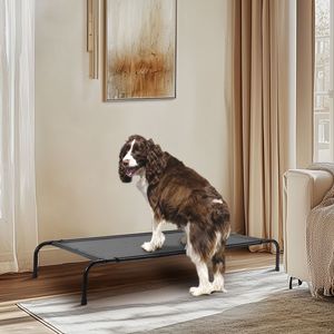 Cuccia per Cani XL Ovale in Lino 127x79x20 cm, Letto per Animali Domestici in Cotone alla Moda, Rimovibile e Lavabile per Interni, Primavera e Inverno - Product Image 3