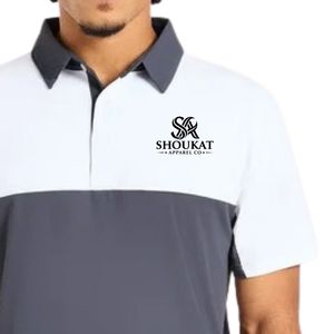 Camiseta Polo para Hombre, Color Blanco y Gris, Manga Corta, Cuello Camisero, Logotipo Personalizado, Fabricante OEM, Ropa Deportiva de Golf al por Mayor - Product Image 6