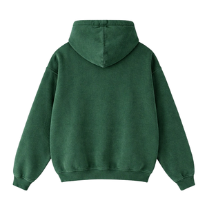Sweat-shirt d'hiver de haute qualité, surdimensionné, épais (430 g/m²), délavé à l'acide, 100 % coton, molleton vert, séchage rapide, anti-plis - Product Image 2