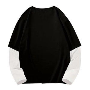 เสื้อสเวตเชิ้ตคอกลมแขนยาวพิมพ์ลายออกแบบเองสำหรับผู้ชาย OEM ฤดูใบไม้ร่วง ขายส่ง ปรับแต่งได้ตามต้องการ พิมพ์ลายสกรีน - Product Image 2