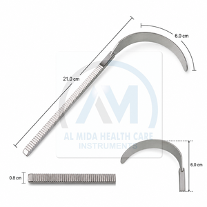 Juego de instrumentos quirúrgicos manuales Al Mida, limas y esquiladores ortopédicos para cirugía general, certificado CE Clase I, fácil agarre - Product Image 3