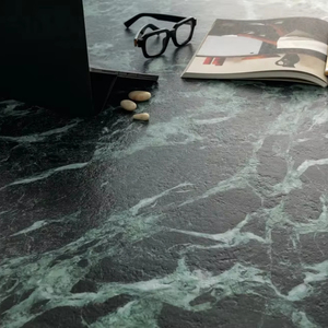 Losa Sinterizada Laminam Italia 1200x3000, Piedra Artificial Verde Alpi Martillada, 5mm, Directo de Fábrica, Personalizada para Dormitorio y Exterior - Product Image 1