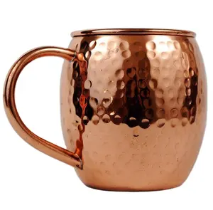 2024 New Product Amazon Top Seller Travel Mug High Quality Coffee Cup Copper Moscow Mule Mug Stainless Steel Cocktail Mug