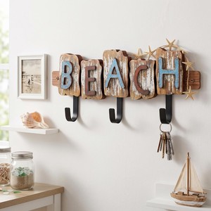 Teak Wood wooden <b>key</b> holders and wall hooks OEM Custom Wholesale | Aqdus Saleem India - Product Image 2