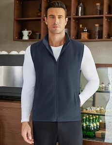 Gilet sans manches décontracté pour homme WARPRO INDUSTRY, fermeture éclair intégrale, léger, col montant, écologique, pour l'été, les voyages en plein air - Product Image 6