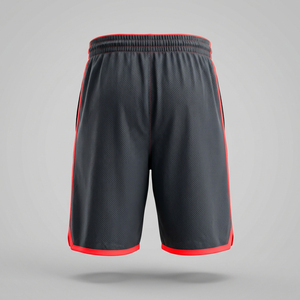 Shorts en maille respirante pour hommes, tricotés, sportifs, avec cordon de serrage, taille mi-haute, logo personnalisé, prix abordable, vente en gros, OEM personnalisé 2026 - Product Image 5