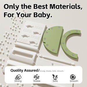 Многофункциональный детский игровой комплекс для дома: пластиковая сенсорная стена с горкой, доской для рисования и местом для хранения для детей с аутизмом - Product Image 4