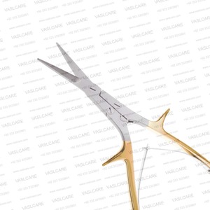 Ciseaux à cartilage Gorney Turbinate 8″ (20 cm) à lame dentelée inclinée – Ciseaux à double action en acier inoxydable pour la coupe du septum et du cartilage par Vaslcare - Product Image 5