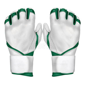 Guantes de Bateo de Béisbol Profesionales OEM Personalizados, con Palma de Piel de Oveja y Dorso de Piel de Vacuno, Puño Largo - Product Image 2