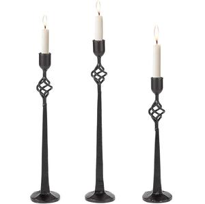 Nuevo Juego de Portavelas de Metal Negro Elegante para Velas Largas, Centro de Mesa, Decoración Europea para el Hogar y Bodas - Product Image 6