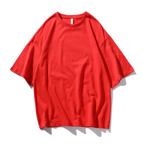 Camiseta de Hombre 100% Algodón, Tejida, Lisa, de Alta Calidad, con Impresión Digital de Logotipo Personalizado, 210 g/m², Secado Rápido, Estilo Hip Hop - Product Image 5