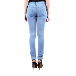Collection Personnalisée 2026 – Jean Skinny Bleu Décontracté Taille Basse pour Femme, Respirant, Grandes Tailles, Service OEM - Product Image 3