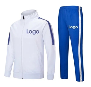 Conjunto Deportivo para Hombre de Marca Privada, Chaqueta con Cierre Completo y Pantalones Deportivos Ajustados con Franja Lateral, Ropa Deportiva con Logotipo Personalizado - Product Image 4