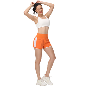 <b>Women's</b> High Waist Gym Sports <b>Shorts</b> Breathable Eco-Friendly Hip Hop Pink 2-in-1 Workout Running Quick-Drying <b>Shorts</b> - Product Image 6