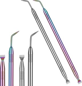 Herramientas de Cuidado Personal: Separador de Pestañas de Acero Inoxidable con Peine Separador para Extensiones de Pestañas - Product Image 1