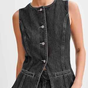 ทันสมัย มีสไตล์ ลำลอง หรูหรา สมาร์ท พรีเมียม ทนทาน สวมใส่สบาย ระบายอากาศได้ดี นุ่ม คุณภาพสูง เสื้อผ้าเดนิมผู้หญิง - Product Image 5