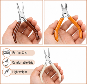 Durable Jewelry Pliers Set for Beading <b>Wire</b> Wrapping Jewelry Repair <b>Crafting</b> and Professional DIY Applications - Product Image 4
