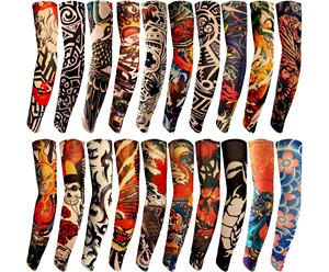 Mangas de Ciclismo con Estampado de Tatuaje, Protección UV, Unisex, Adulto, Spandex, Poliéster - Product Image 3