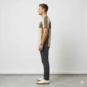 เสื้อยืดทรงบ็อกซี่พิมพ์ลาย DTG ผ้าฝ้าย 100% 250gsm สกรีนโลโก้แบบนูน สไตล์สตรีทแวร์ ตัดเย็บทรงครอป สำหรับผู้ชาย - Product Image 4