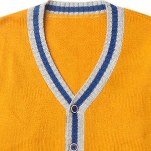 Make Your Custom Good Quality V-Neck for Sorority/Fraternity/Schools/Colleges/Universities Logo Knitted <b>Cardigans</b> <b>Sweaters</b> - Product Image 2