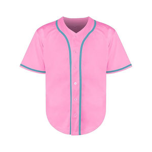 Maillot de baseball sportif léger à manches courtes, imprimé numériquement, différents designs et tailles - Product Image 1