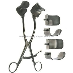Rétracteur auto-serrant Kolbel à 6 lames, instrument chirurgical gynécologique en acier inoxydable, manuel, certifié CE, kit chirurgical de classe I - Product Image 1